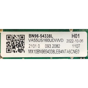 MAIN PARA SMART TV 4K UHD SAMSUNG / NUMERO DE PARTE BN96-54338L / KANT / BN9654338L / 54338L / NUMERO DE PANEL CY-BT055HGXV4H / MODELO UN55AU7000F
